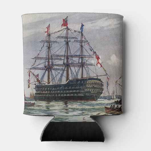 HMSクイーン戦艦1839 缶クーラー (裏面)