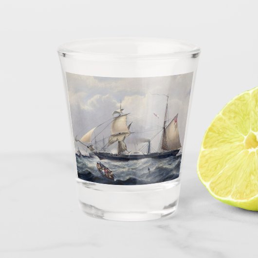 HMSサイクロプスフリゲート1839 ショットグラス (正面)