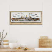 HMSソブリン王室のインボードプロフィール/カットウェイポスター ポスター (キッチン)