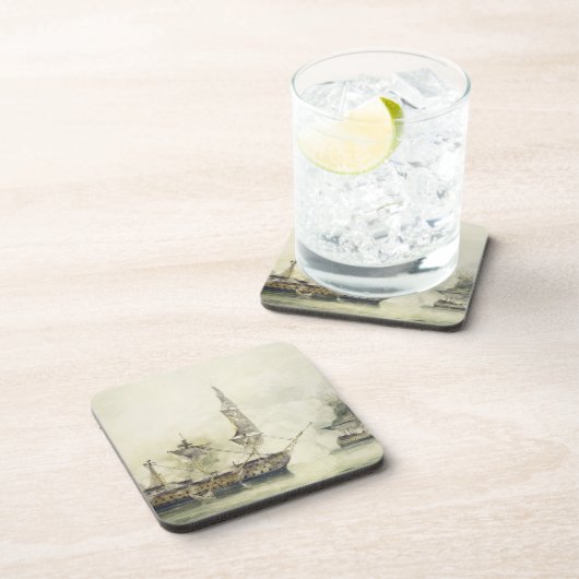 HMSトラファルガーの戦いでの勝利、1805年、( コースター (右側)