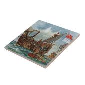 HMSノッチンガムと戦艦火星1703 タイル (側面)