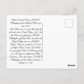 HMSノッチンガムと戦艦火星1703 ポストカード (裏面)