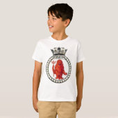 HMSバミューダのバッジ Tシャツ (正面フル)