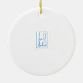 HMSビクトリー英国王室の海軍セラミックオーナメント セラミックオーナメント (裏面)