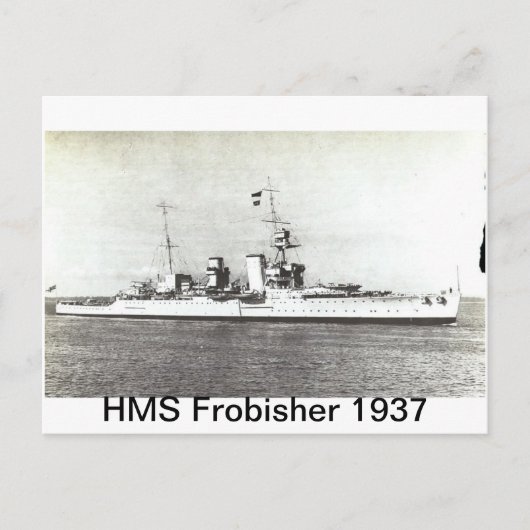 HMSフロビシャー ポストカード (正面)