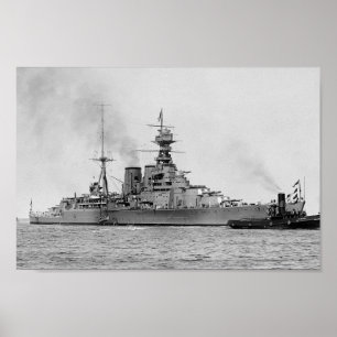 HMSフード-ヴィンテージバトルク航海のライザ ポスター