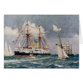 HMS柔軟性のない鉄装戦艦1876 (正面横)