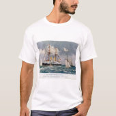 HMS柔軟性のない鉄装戦艦1876 Tシャツ (正面)