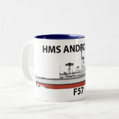 HMS Andromeda、Orig設定 ツートーンマグカップ (正面左)