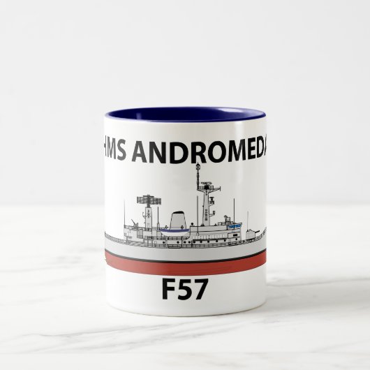 HMS Andromeda、Orig設定 ツートーンマグカップ (中央)