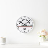 HMS ARGONAUTT - F56 - LEANDER ORIG ラウンド壁時計 (ホーム)