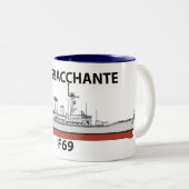 HMS Bacchante、orig config ツートーンマグカップ (正面右)