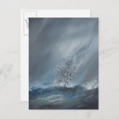 HMS Beagle in Storm off Cape Horn 24th December ポストカード (正面/裏面)