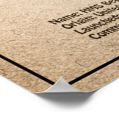 HMS Beagle Tall Ship – 船舶設計図SD ポスター (角)