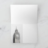 HMS Belfastとタワーブリッジのグリーティングカード カード (内部)