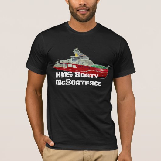 HMS Boaty McBoatface Tシャツ (正面)