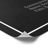 HMS Bounty – 船舶設計図PD ポスター (角)