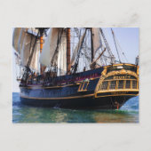 HMS Bounty Tall船 ポストカード (正面)