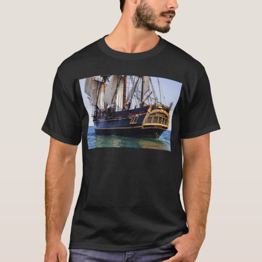 HMS Bounty Tall船 Tシャツ (正面)