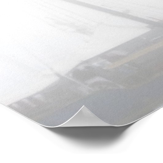 HMS Bounty Tall Ship Emerging from the Mist Poster ポスター (角)