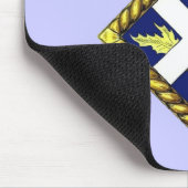 HMS Caledoniaのバッジ マウスパッド (コーナー)