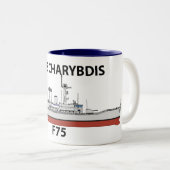 HMS Charybdis, orig config ツートーンマグカップ (正面右)