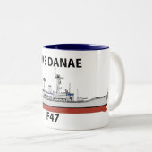 HMS Danae、orig config ツートーンマグカップ (正面右)