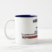 HMS Danae、orig config ツートーンマグカップ (左)