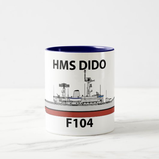 HMS Dido、orig設定 ツートーンマグカップ (中央)