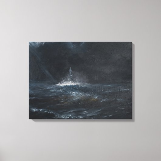 HMS Duke of York 1943 2014 キャンバスプリント (正面)