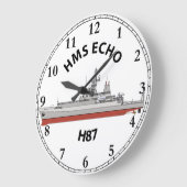 HMS ECHO - ECHOクラス – H87ラージクロック ラージ壁時計 (傾斜)