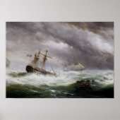 HMS Endymionは2デッカーフランスのヴィンテージの救助活動 ポスター (正面)