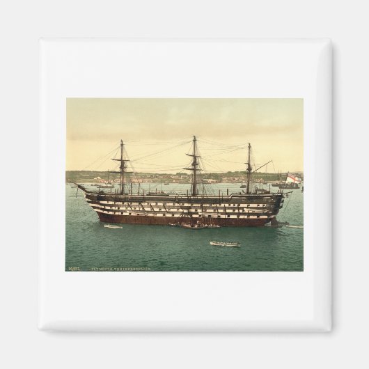 HMS Engillable, Plymouth, Devon，イギリス マグネット (正面)