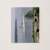 HMS Euryalus -ヴィンテージ航海の Leander Frigate ジグソーパズル (縦)