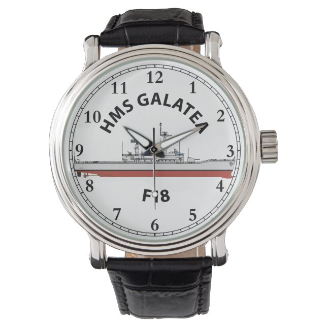 HMS GALATEA - F18 - LEANDER ORIG WATCH 腕時計 (正面)