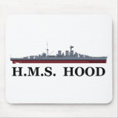 HMS Hood マウスパッド (正面)