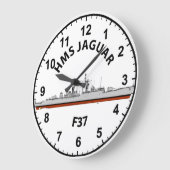 HMS JAGUAR TYPE 41 F37 ラージ壁時計 (傾斜)