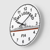 HMS LEOPARD TYPE 41 F14大時計 ラージ壁時計 (傾斜)