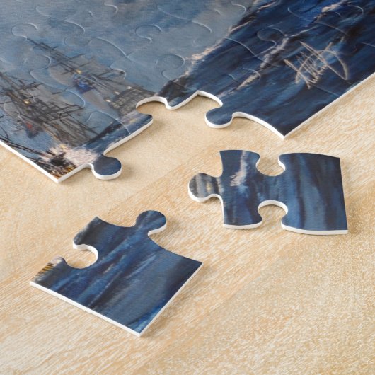 HMS Lively 1804 ジグソーパズル (側面)