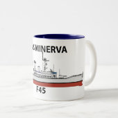 HMS Minerva、orig config、 ツートーンマグカップ (正面右)