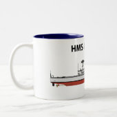 HMS Minerva、orig config、 ツートーンマグカップ (左)