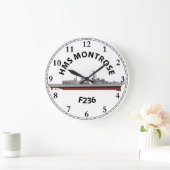 HMS MONTROSE - F236 - TYPE 23 LARGE CLOCK ラージ壁時計 (ホーム)