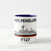 HMS Penelope、seacat ツートーンマグカップ (中央)