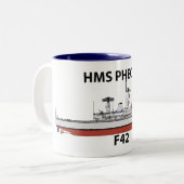 HMS Phoebe、orig config、 ツートーンマグカップ (正面左)
