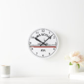 HMS SCYLLA - F71 - LEANDER ORIG ラウンド壁時計 (ホーム)