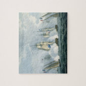 HMS SiriusのRowseフランスのなSquadrを従事させている大尉 ジグソーパズル (縦)