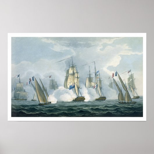 HMS Sirius、戦隊に従事するローフランスのズ大尉 ポスター (正面)
