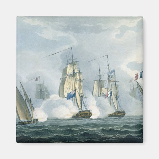 HMS Sirius、戦隊に従事するローフランスのズ大尉 マグネット (正面)