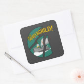 HMS Thunderchildと火星間の戦い スクエアシール (封筒)