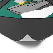 HMS Thunderchildと火星間の戦い ポスター (角)